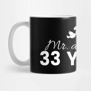 33rd Wedding Anniversary Couples Gift Mug